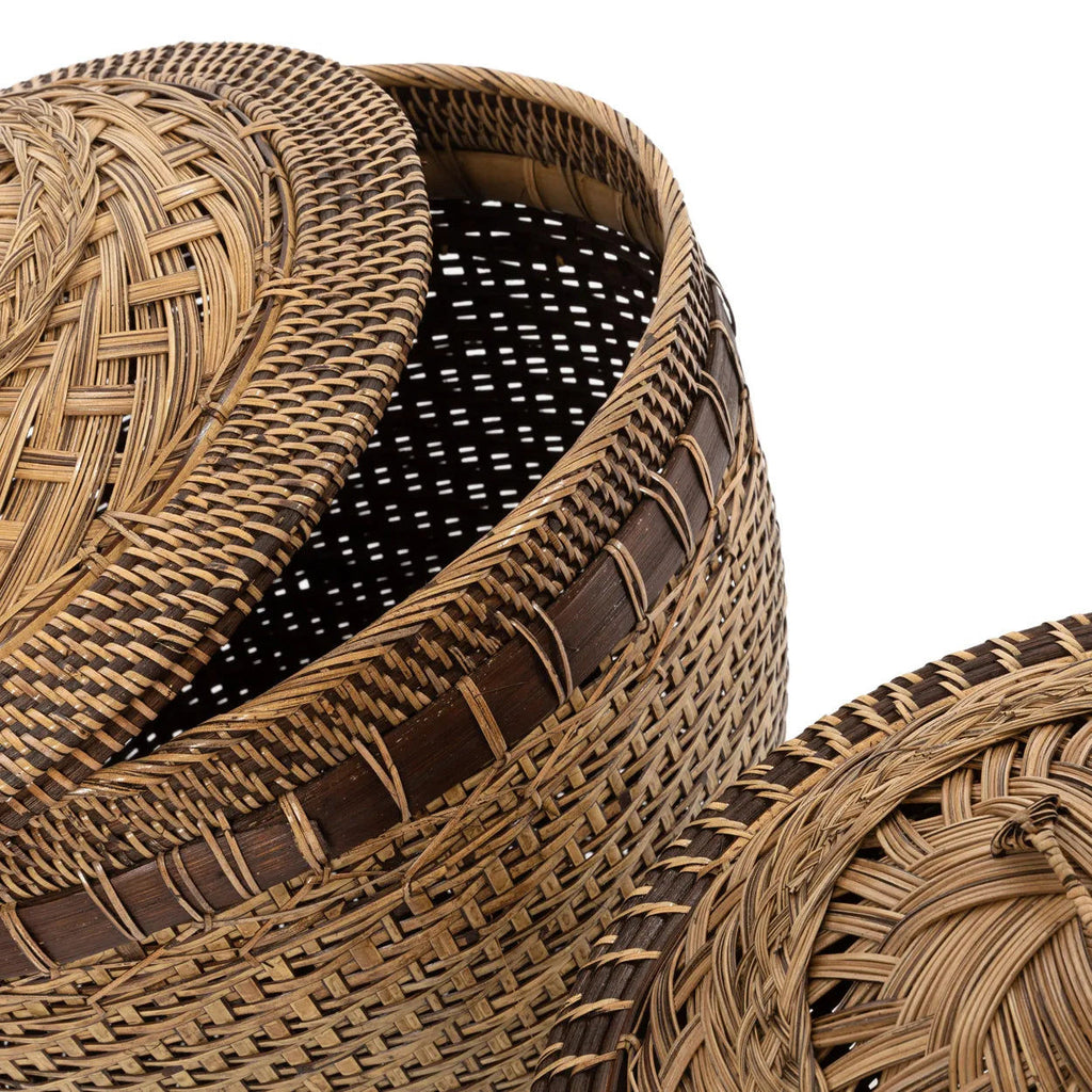 Colonial Basket Storage- Natural Brown - Ø 42 cm, H 45 cm