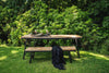 The Herringbone Bench - Teak Wood, Natural - W 150 cm