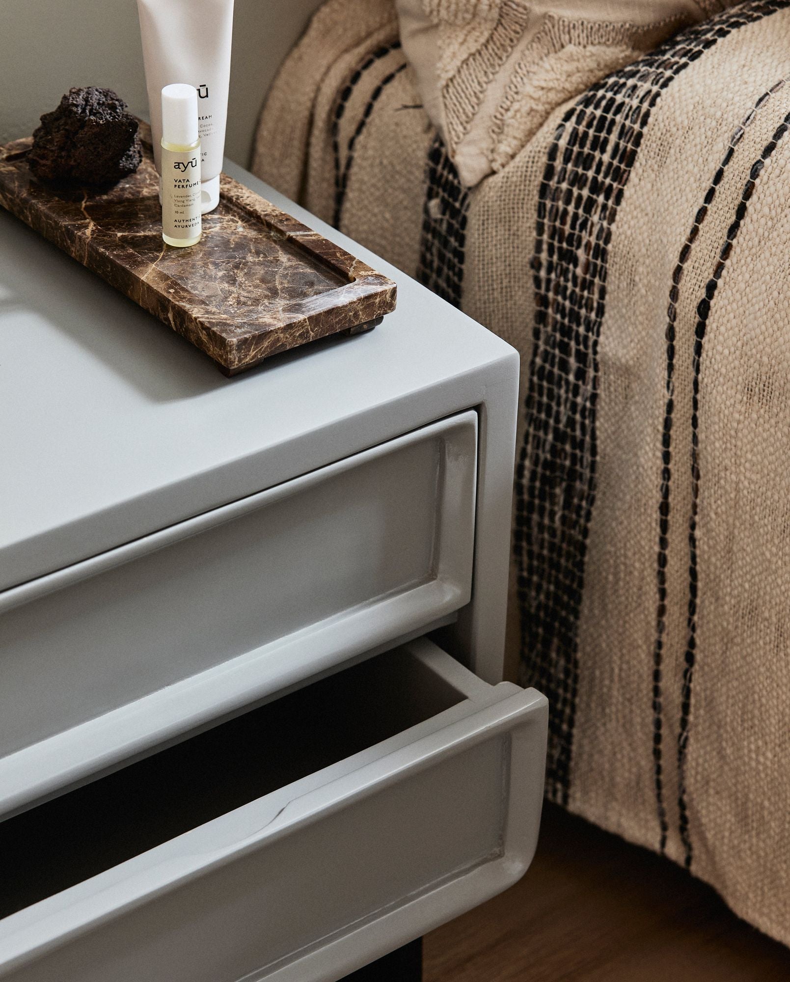 LEDRO night stand - grey