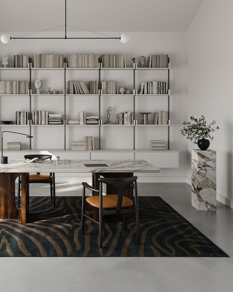 ZEBRA HORIZON WOOL RUG, MANY SIZE