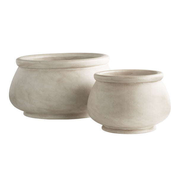 POTS COCOJAR LOW | CLAY | SET OF 2, Ø 35, Ø 24