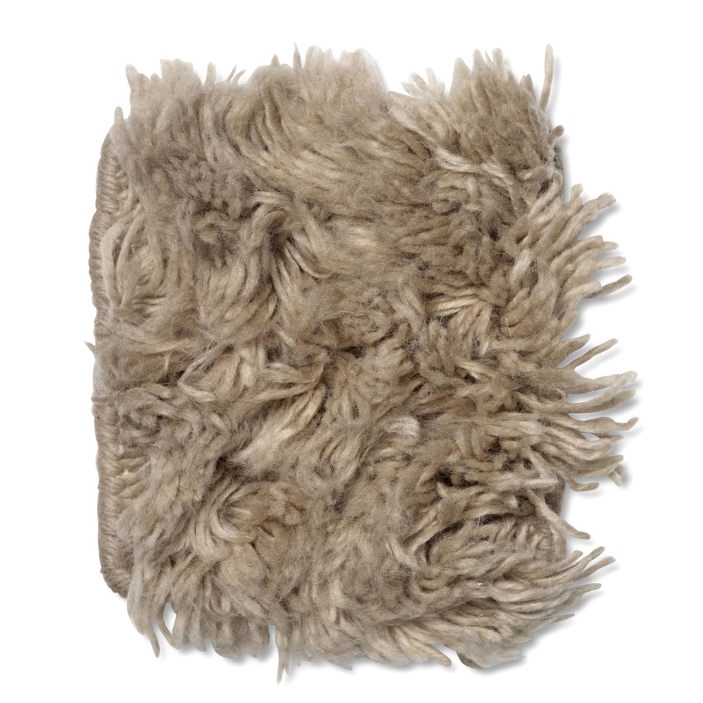 Runner Cloudy Wool Rug, Beige, 80 x 150 cm