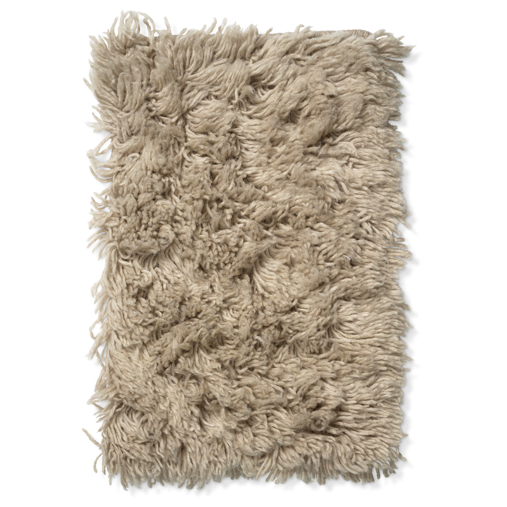 CLOUDY RUNNER, WOOL, Beige, 80 x 150 cm