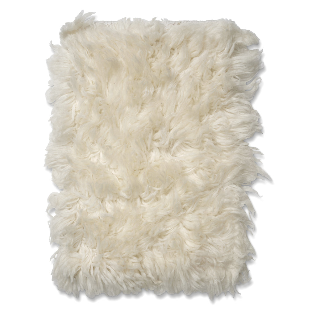Runner Cloudy Wool Rug, Natural white, 80 x 150 cm