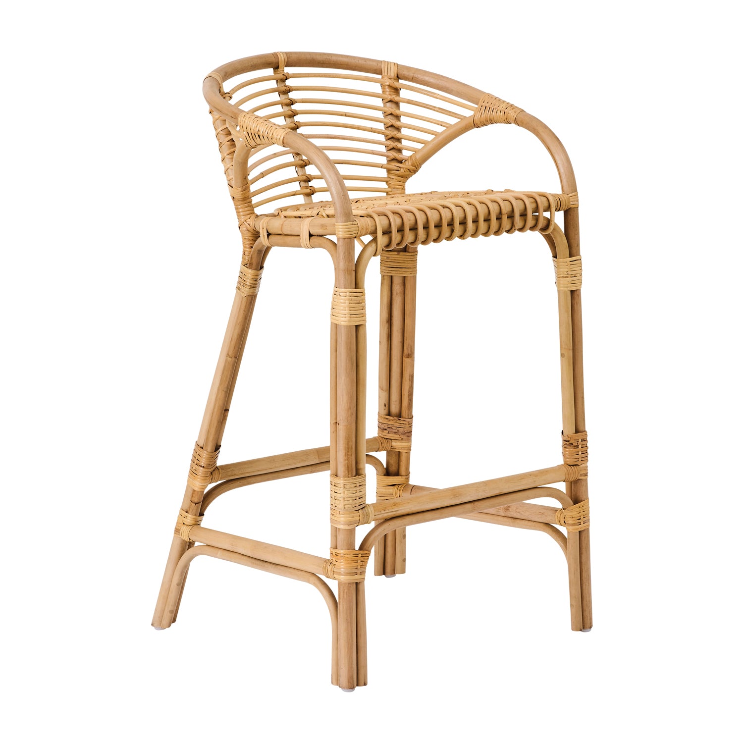 DOLA BAR STOOL | RATTAN | H 97