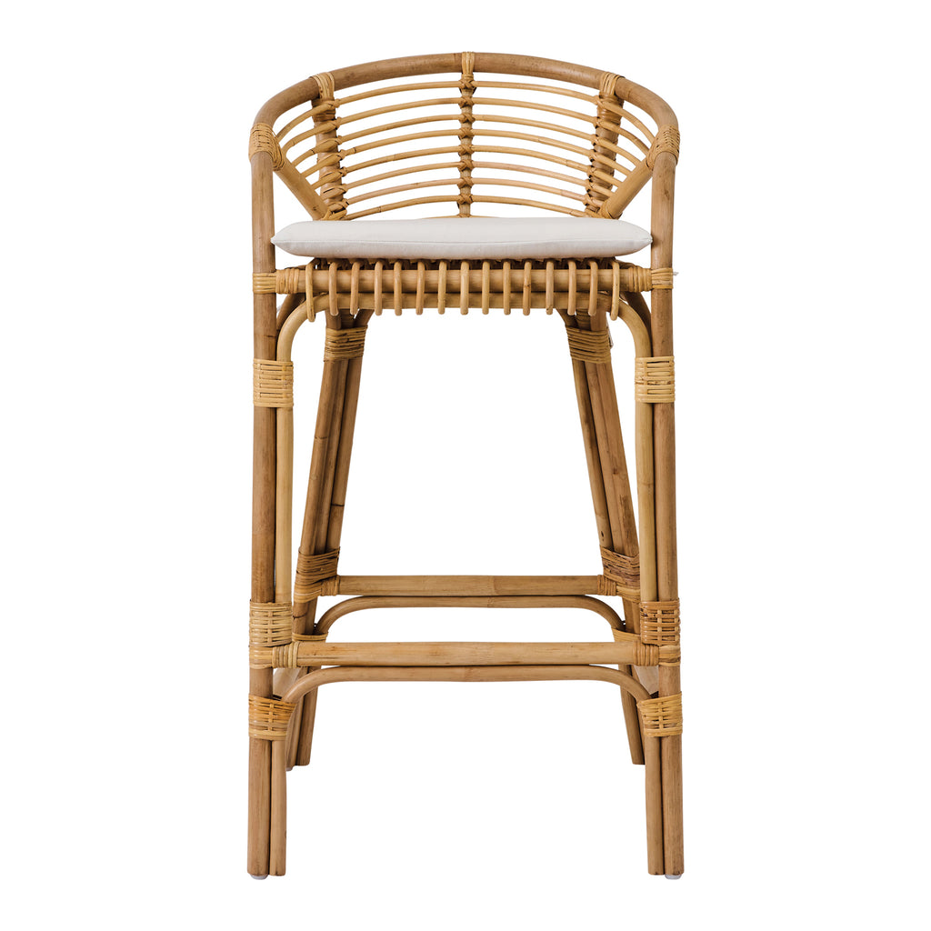 DOLA BAR STOOL | RATTAN | H 97