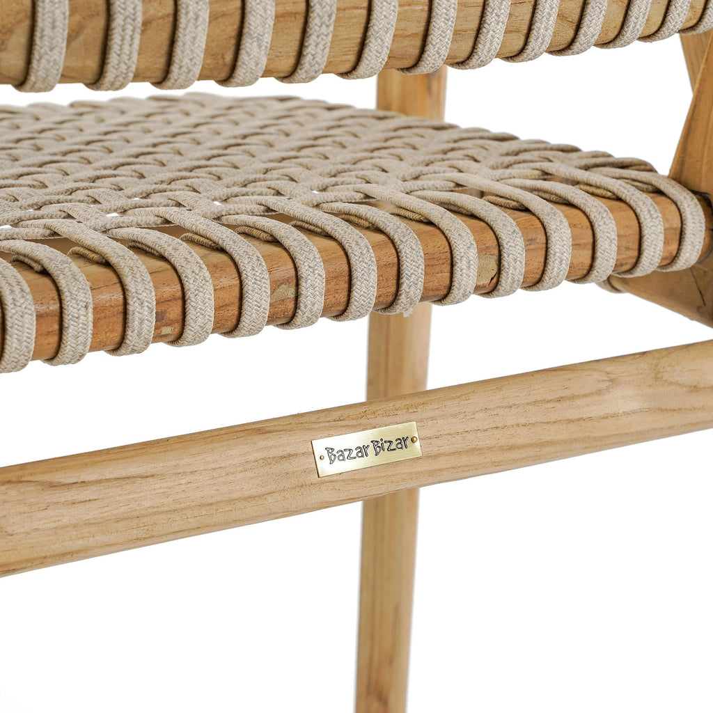 The Trikeri Dining Chair, Teak Wood