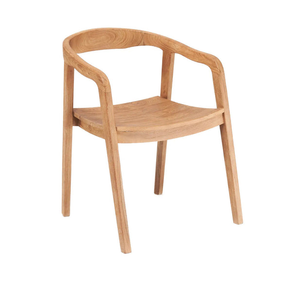 The Nihi Watu Dining Chair - Teak Wood, Indoor