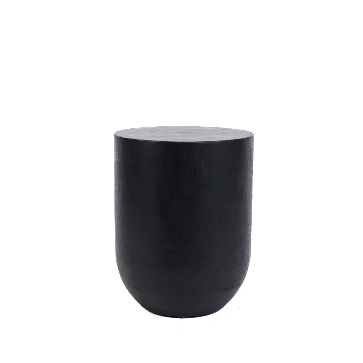 Buntuk Stool - Black, D 35 CM