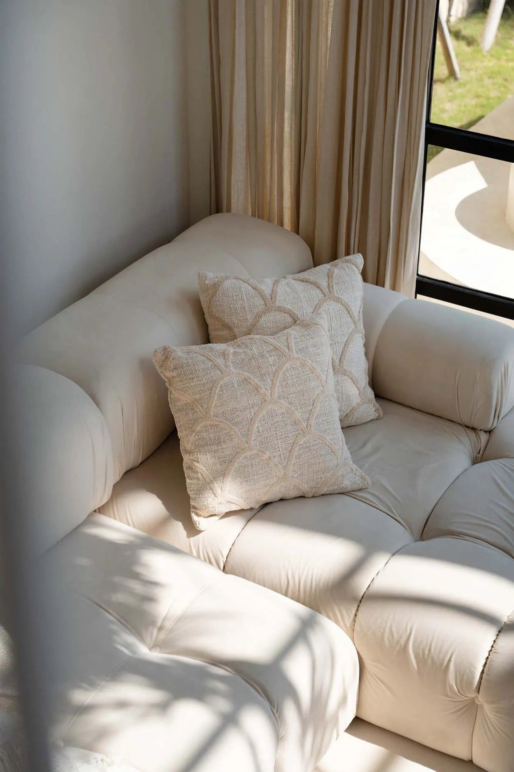 Sahara Cushion Cover - Natural, 50 x 50 CM