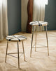 MORICE stool, high - black/ivory