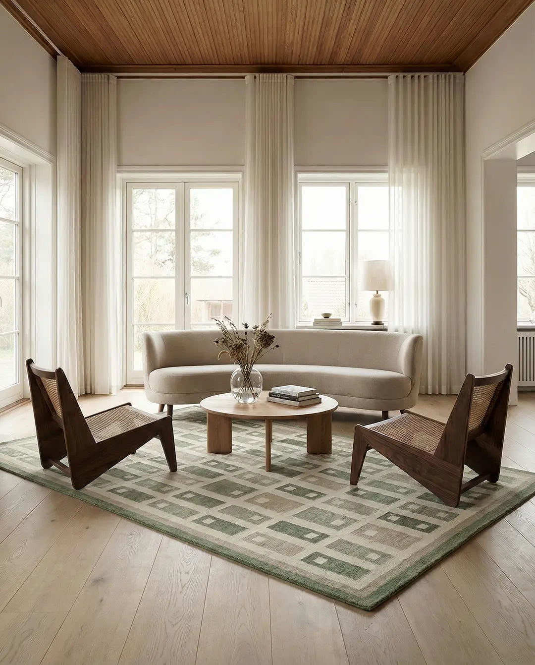 FYRBO WOOL RUG, FOREST, MANY SIZE