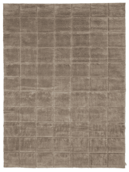 GRID WOOL RUG CHOCOLATE, MANY SIZE