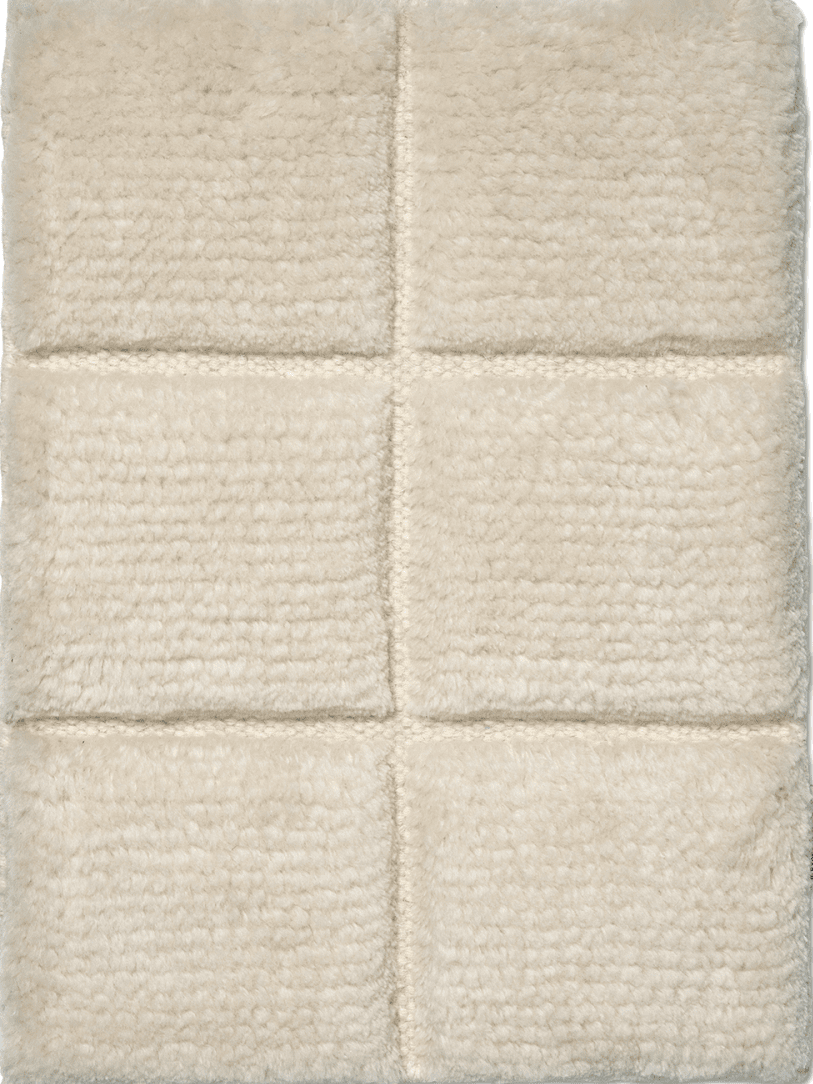 GRID WOOL RUG IVORY, MANY SIZE