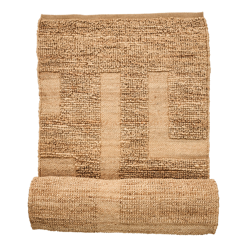 JUTE GRAPHIC RUNNER 80 x 300 CM