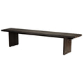 KAYU BENCH | RECYCLED TEAK | 220 X H 45 CM, BROWN-BLACK