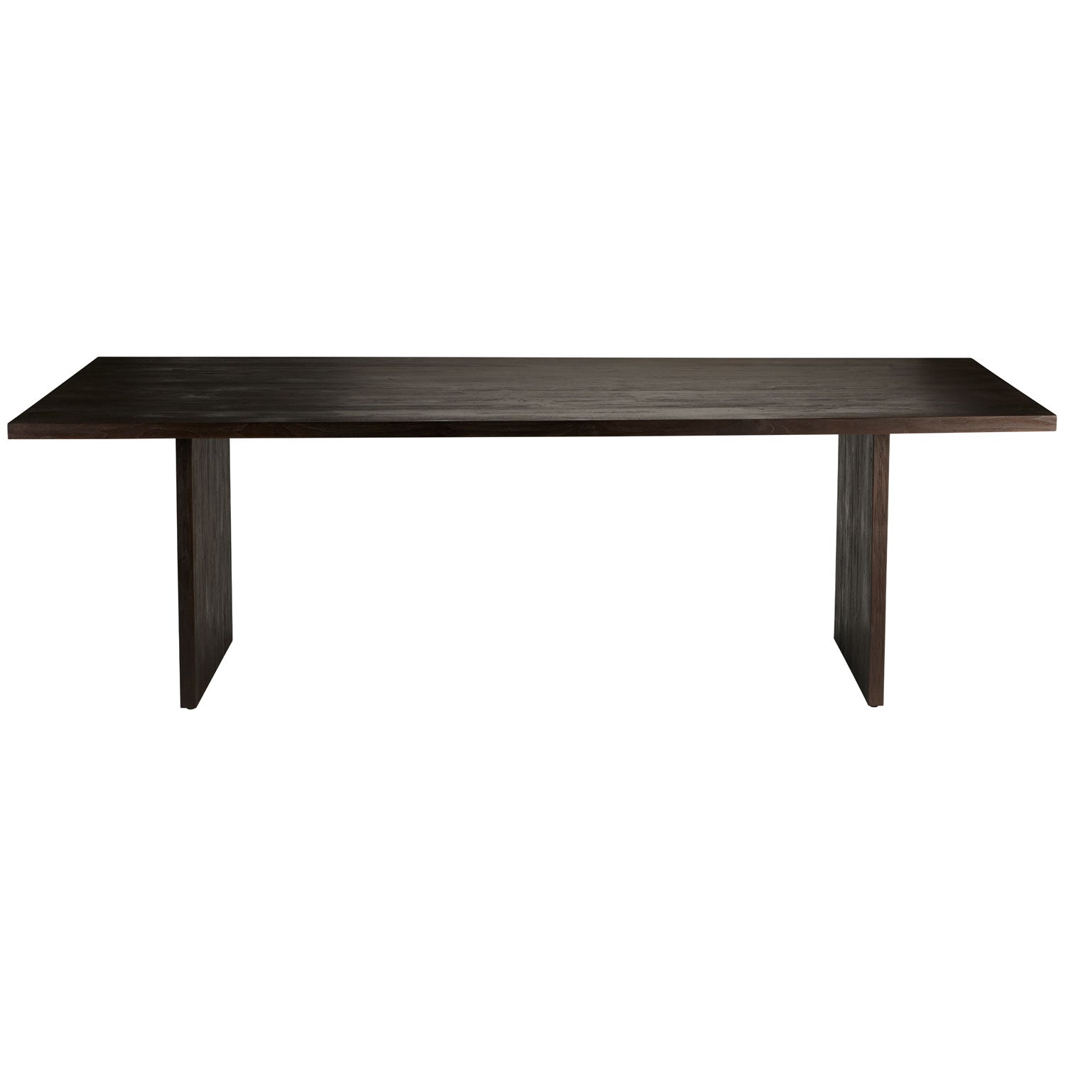 KAYU TABLE | RECYCLED TEAK | 240 X H 75 CM, BROWN-BLACK