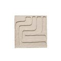 MACHE CREAM WALL DECOR | PAPER MACHE | 48 X 48 CM