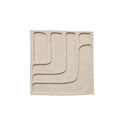 MACHE CREAM WALL DECOR | PAPER MACHE | 48 X 48 CM