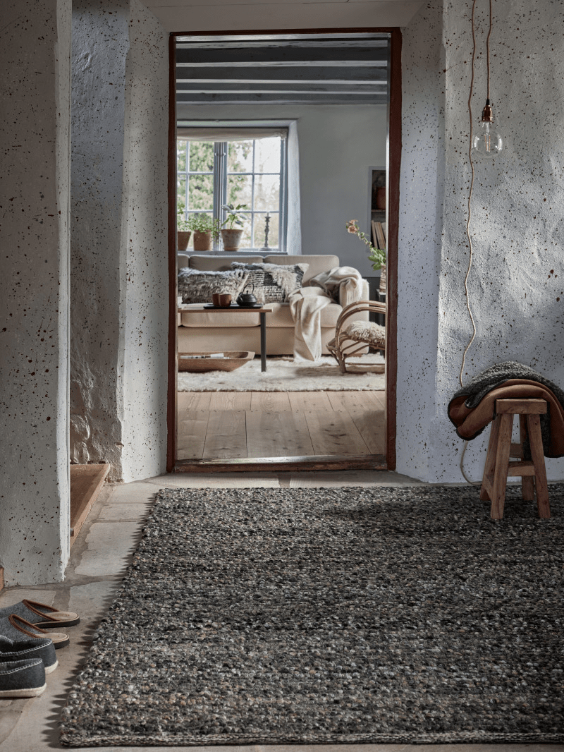 Rug Merino Grey Melange
