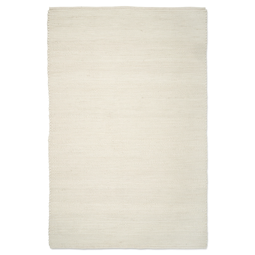 Merino Wool Rug, White, 170 x 230 CM