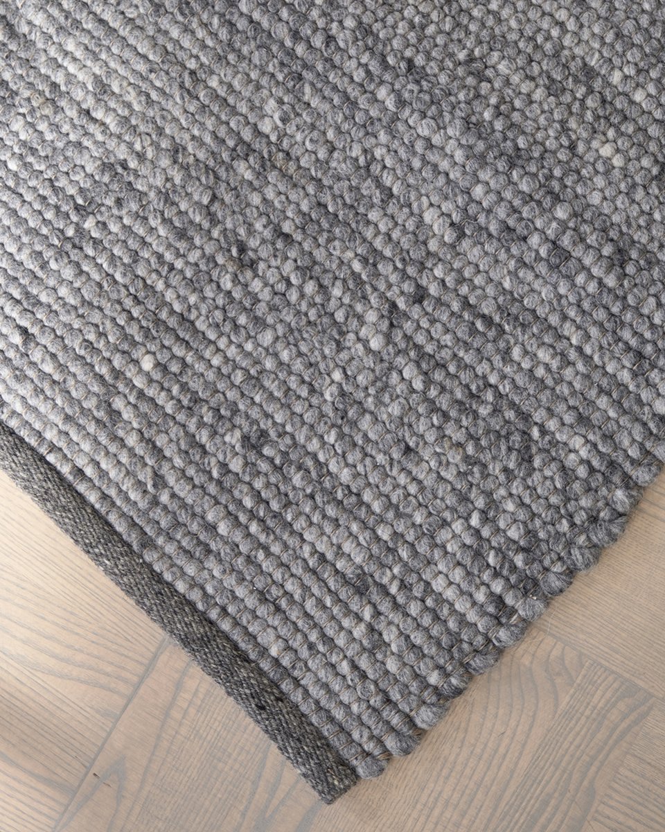 MERINO DOORMAT, WOOL, GRANIT