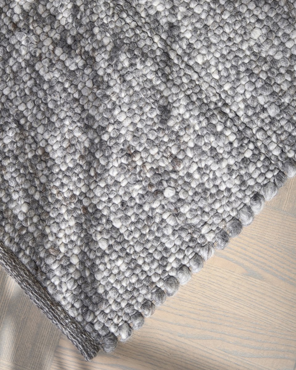 MERINO DOORMAT, WOOL, GREY