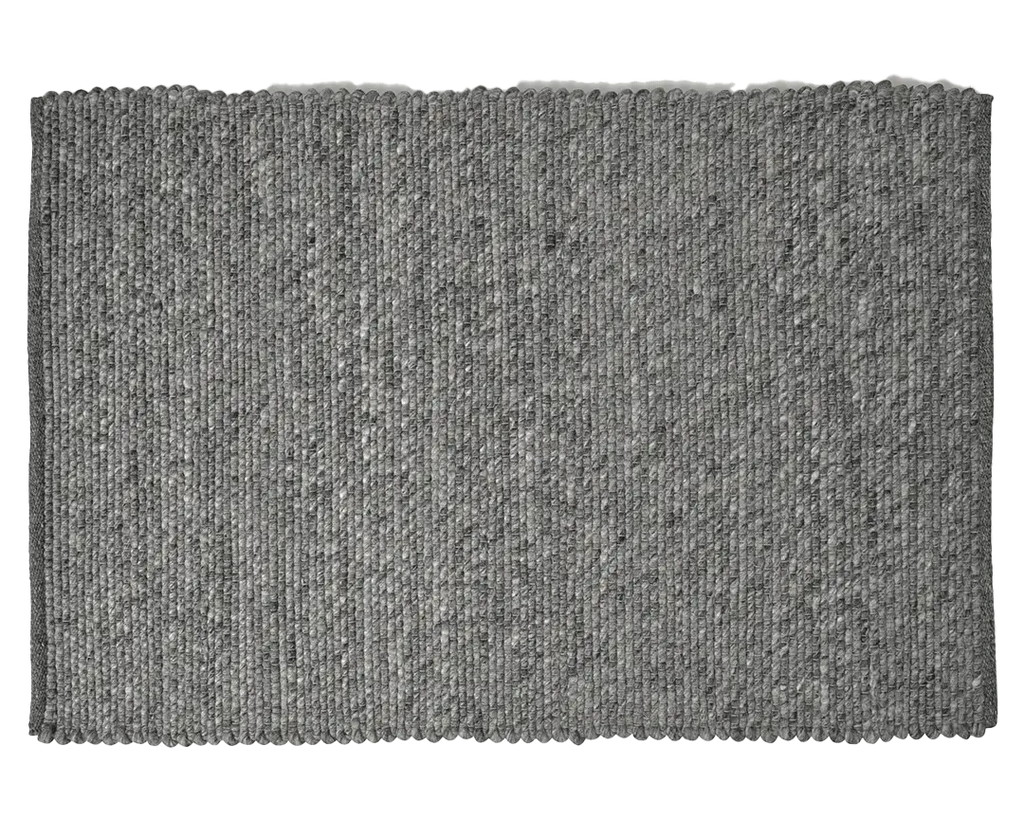 MERINO DOORMAT, WOOL, GRANIT