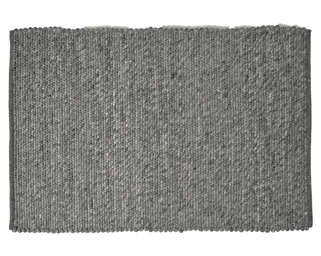 MERINO DOORMAT, WOOL, GRANIT