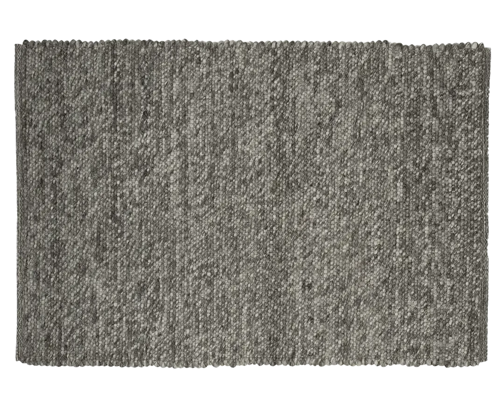 MERINO DOORMAT, WOOL, GREY