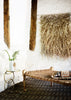 PALM LEAF WALL DECO, 125 x 150 CM, WITH WOODEN STICK