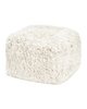 Cloudy Pouf, Ivory, Wool