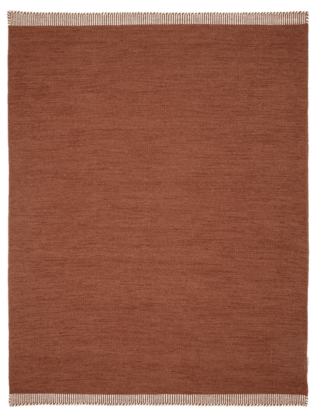 PURE WOOL RUG, TERRACOTTA, MANY SIZE