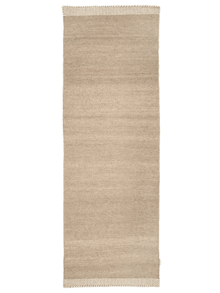 PURE RUNNER RUG, WOOL, NATURAL BEIGE,  80 x 250