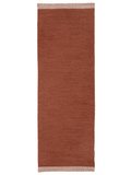 PURE RUNNER, WOOL, TERRACOTTA,  80 x 250