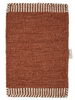PURE WOOL RUG, TERRACOTTA, MANY SIZE