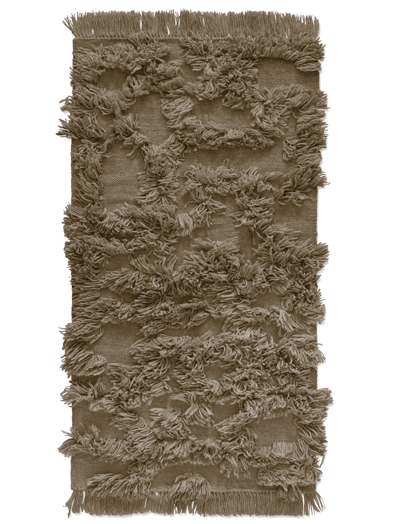 Rio Wool Runner, Cappuccino,  80 x 150 cm