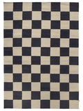 SQUARE WOOL RUG, BLACK, MANY SIZE