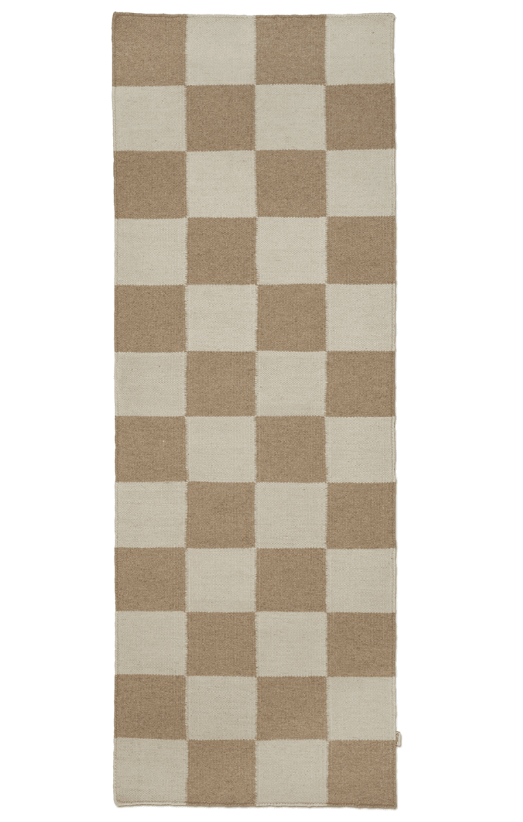 SQUARE RUNNER, WOOL, Natural