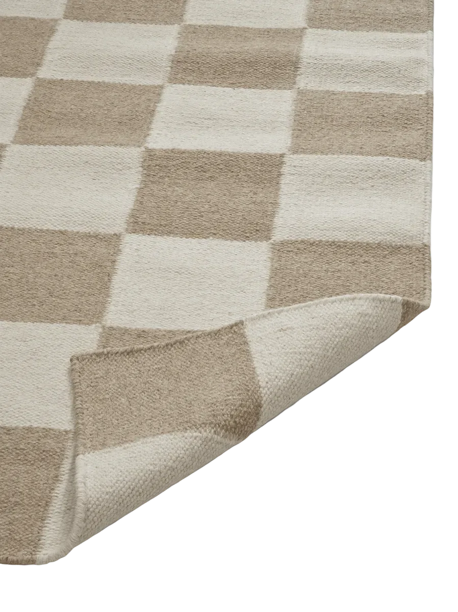 SQUARE WOOL RUG, NATURAL, MANY SIZE