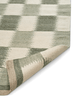 TAGEL WOOL RUG, FLAT WEAVE GREEN, MANY SIZE