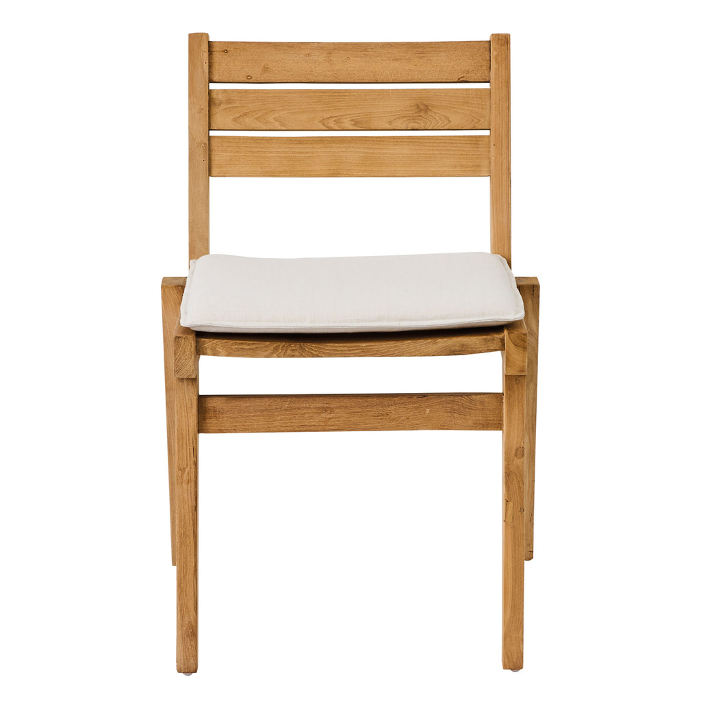 TEAK DINING CHAIR | RECYCLED TEAK | WITH CUSHION