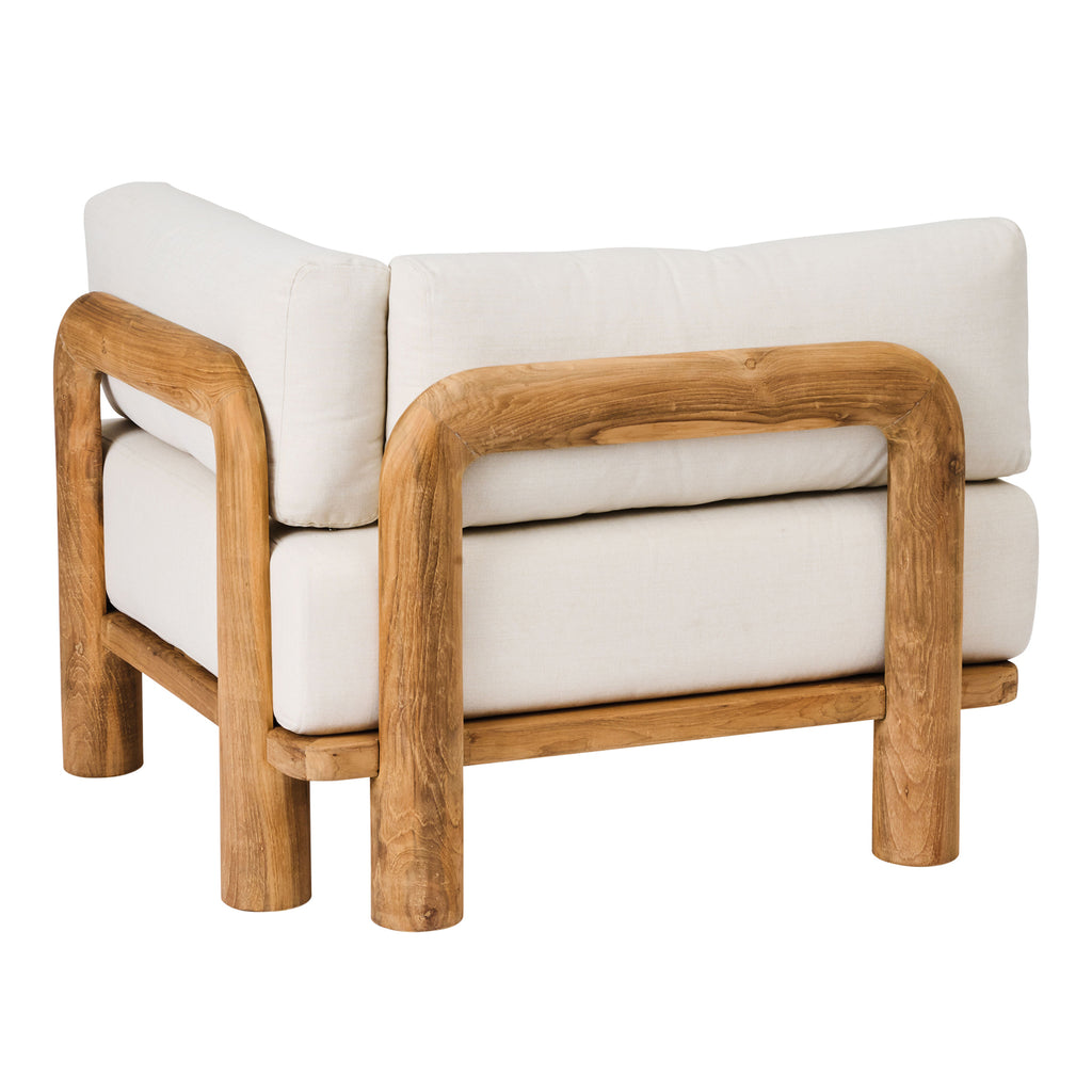 BARU TEAK MODULE | RECYCLED TEAK | CORNER 93 x 93 CM