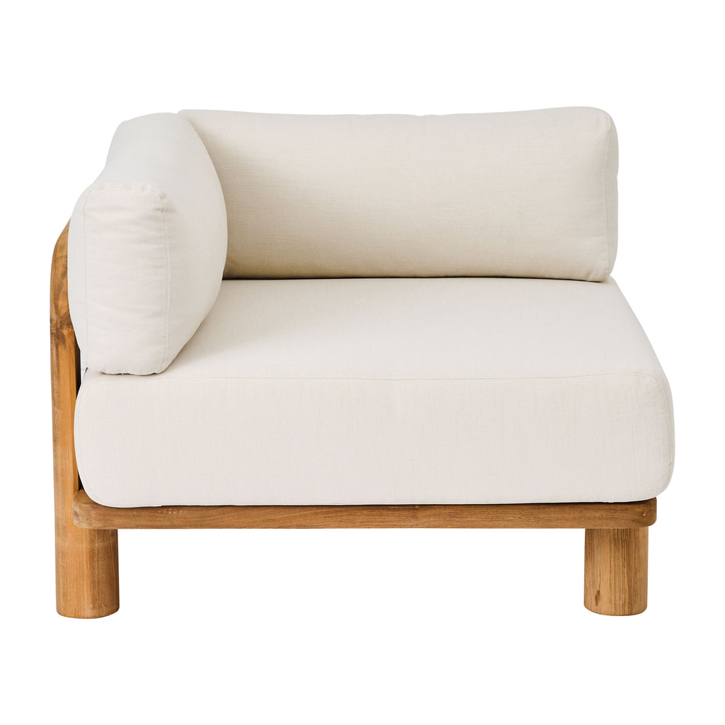 BARU TEAK MODULE | RECYCLED TEAK | CORNER 93 x 93 CM