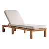 BARU TEAK SUNBED | TEAK | QDF CUSHION, 210 x 70 x H 30 cm