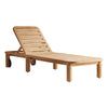 BARU TEAK SUNBED | TEAK | QDF CUSHION, 210 x 70 x H 30 cm