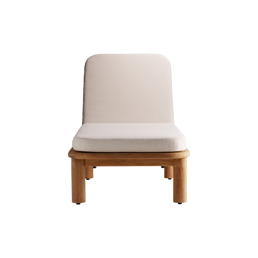 BARU TEAK SUNBED | TEAK | QDF CUSHION, 210 x 70 x H 30 cm