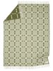 WOOL THROW, TILE GREEN, NEW ZEALAND WOOL, 130 x 180 CM
