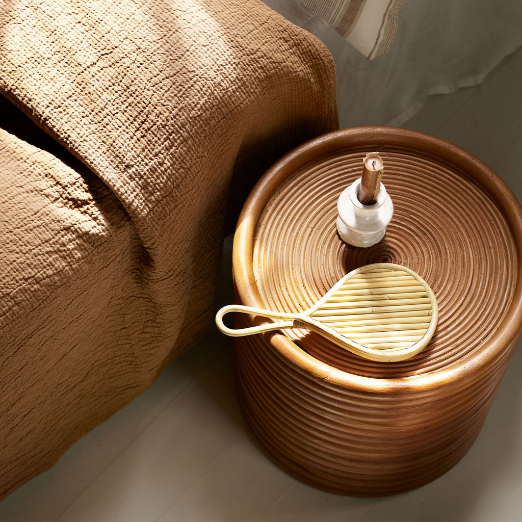 MANODRUM STOOL | RATTAN | H 42 CM  Ø 42