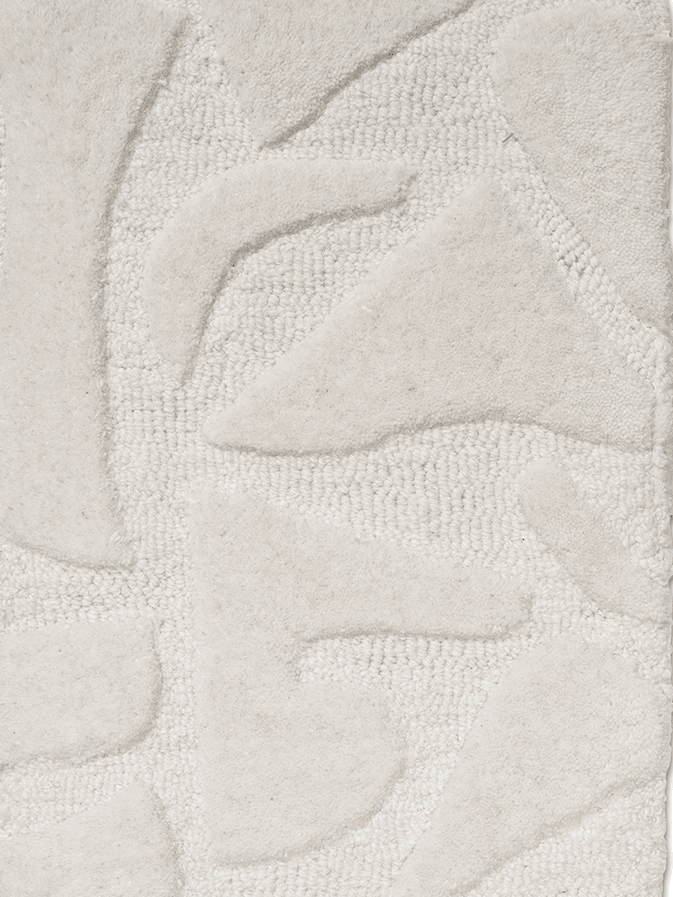 Vivid Wool Rug, Off white, MANY SIZE